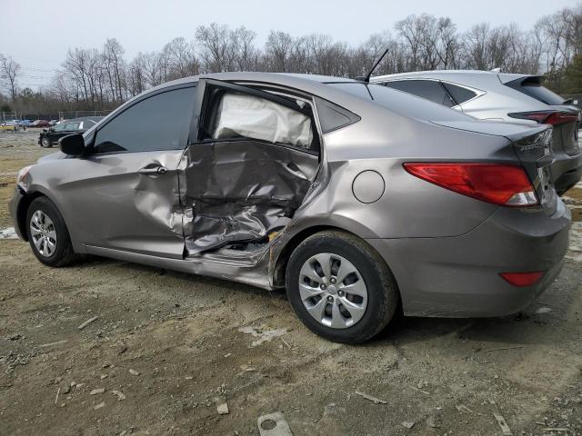 KMHCT4AE8HU369520 - 2017 HYUNDAI ACCENT SE SILVER photo 2