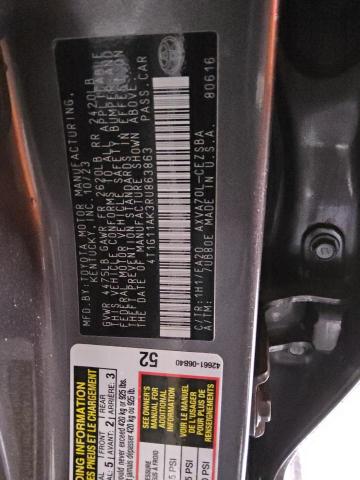 4T1G11AK3RU863863 - 2024 TOYOTA CAMRY SE NIGHT SHADE GRAY photo 12