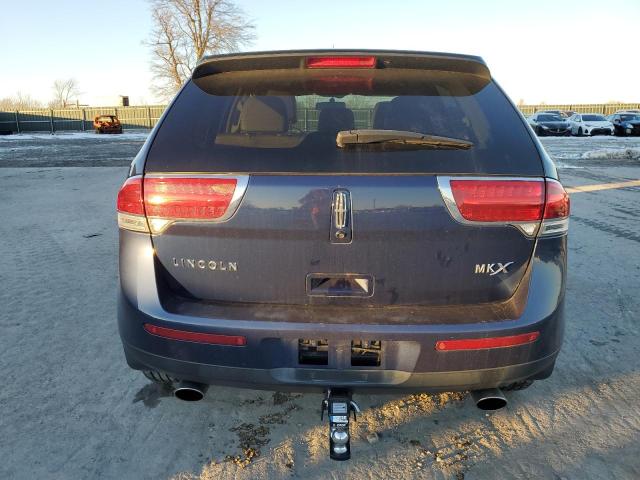 2LMDJ6JK8CBL14032 - 2012 LINCOLN MKX BLUE photo 6