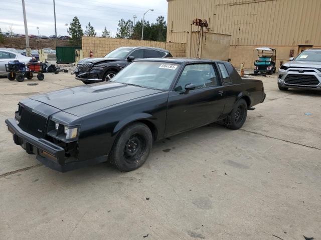 1G4GJ1179HP428886 - 1987 BUICK REGAL BLACK photo 1