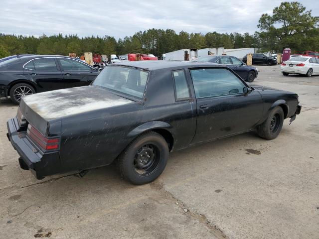 1G4GJ1179HP428886 - 1987 BUICK REGAL BLACK photo 3