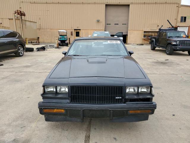 1G4GJ1179HP428886 - 1987 BUICK REGAL BLACK photo 5