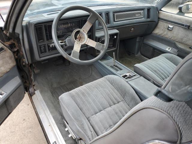 1G4GJ1179HP428886 - 1987 BUICK REGAL BLACK photo 8
