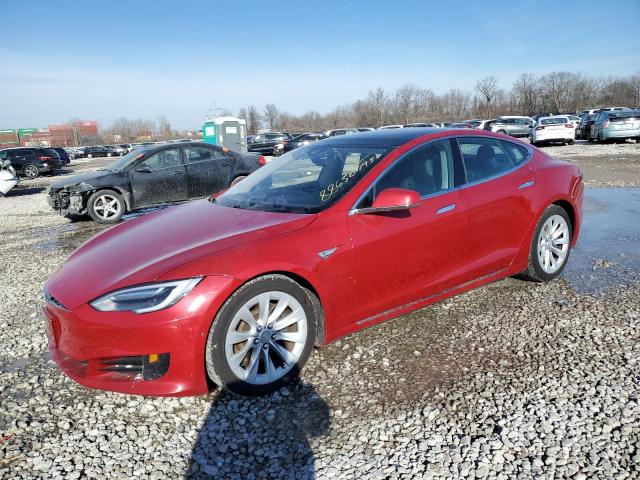 5YJSA1E24GF144863 - 2016 TESLA MODEL S RED photo 1