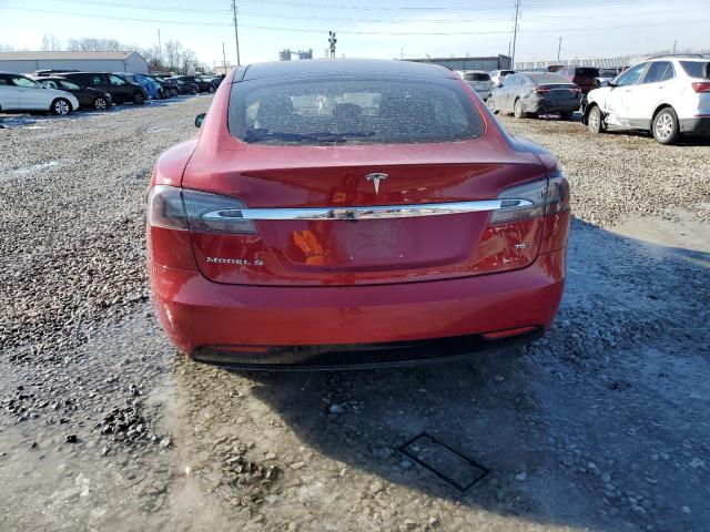 5YJSA1E24GF144863 - 2016 TESLA MODEL S RED photo 6