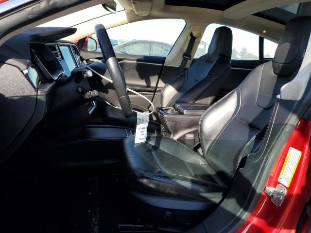 5YJSA1E24GF144863 - 2016 TESLA MODEL S RED photo 7