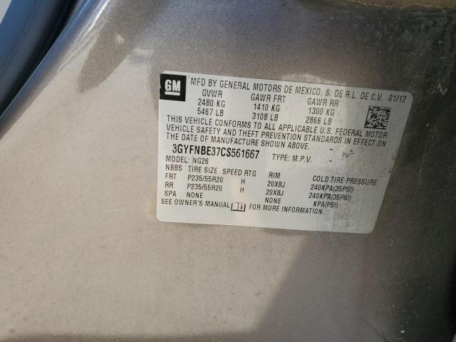 3GYFNBE37CS561667 - 2012 CADILLAC SRX PERFORMANCE COLLECTION Бежевый фото 14