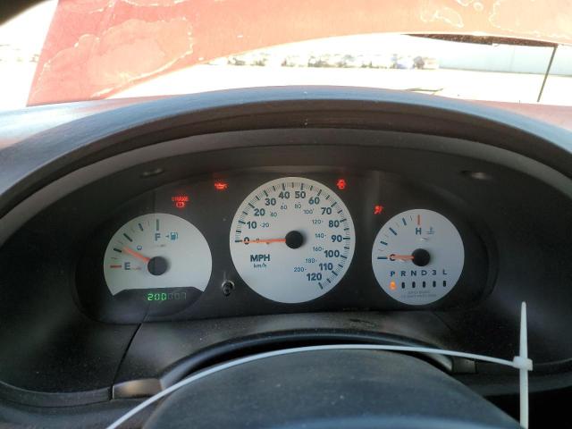 1A4GP45R86B739536 - 2006 CHRYSLER TOWN & COU წითელი ფოტო 9