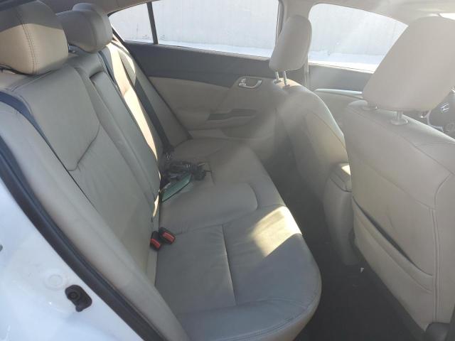 19XFB2F98EE014071 - 2014 HONDA CIVIC EXL თეთრი ფოტო 10