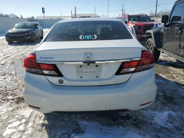 19XFB2F98EE014071 - 2014 HONDA CIVIC EXL თეთრი ფოტო 6