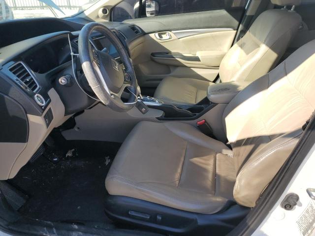 19XFB2F98EE014071 - 2014 HONDA CIVIC EXL თეთრი ფოტო 7