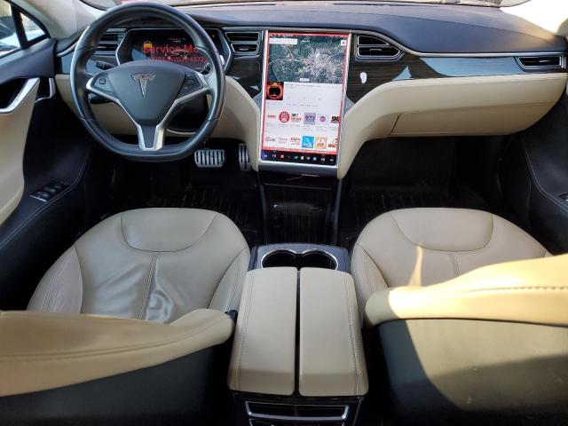 5YJSA1H11EFP43722 - 2014 TESLA MODEL S GREEN photo 8