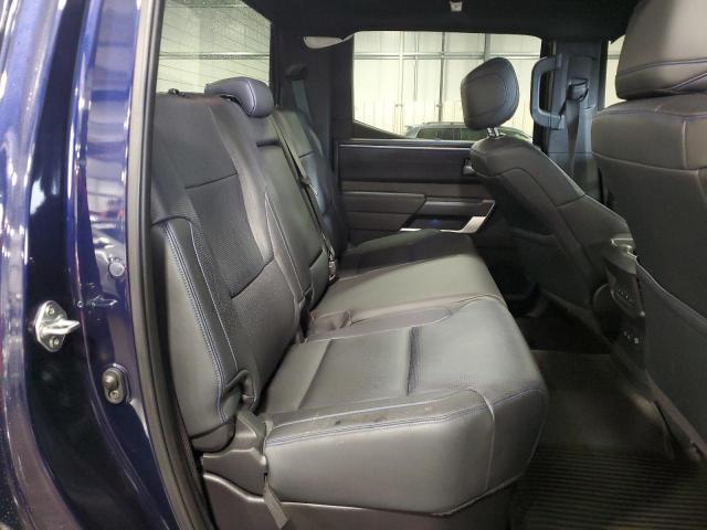 5TFNA5DB3NX010399 - 2022 TOYOTA TUNDRA CREWMAX PLATINUM ლურჯი ფოტო 10