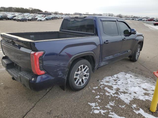 5TFNA5DB3NX010399 - 2022 TOYOTA TUNDRA CREWMAX PLATINUM ლურჯი ფოტო 3