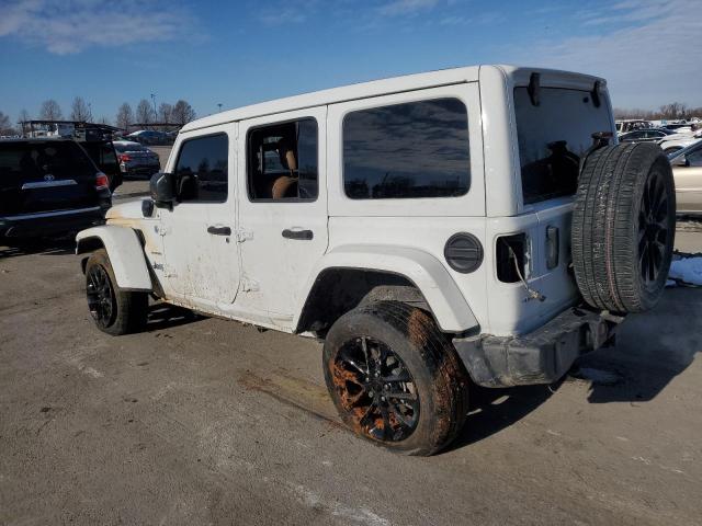 1C4JJXP65MW654578 - 2021 JEEP WRANGLER U SAHARA 4XE WHITE photo 2