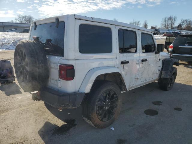 1C4JJXP65MW654578 - 2021 JEEP WRANGLER U SAHARA 4XE WHITE photo 3