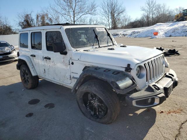 1C4JJXP65MW654578 - 2021 JEEP WRANGLER U SAHARA 4XE WHITE photo 4