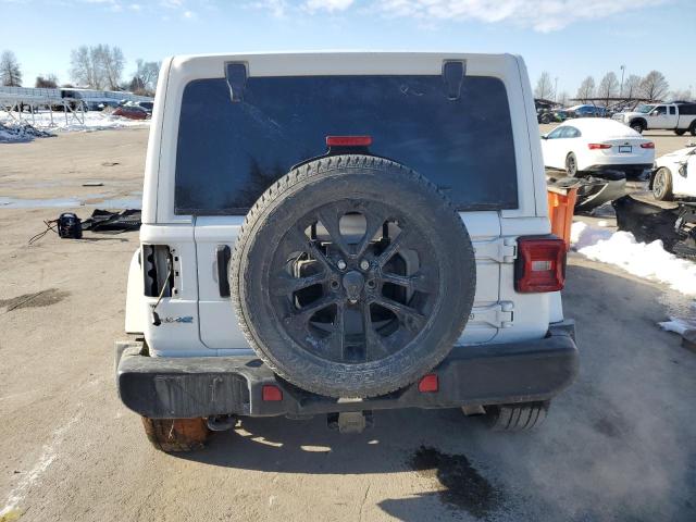1C4JJXP65MW654578 - 2021 JEEP WRANGLER U SAHARA 4XE WHITE photo 6