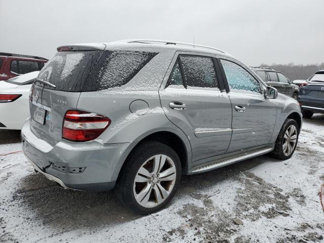 4JGBB8GB5BA671780 - 2011 MERCEDES-BENZ ML 350 4MATIC SILVER photo 3