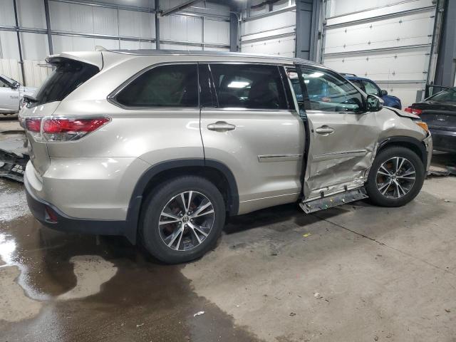 5TDJKRFH8GS230389 - 2016 TOYOTA HIGHLANDER XLE TAN photo 3