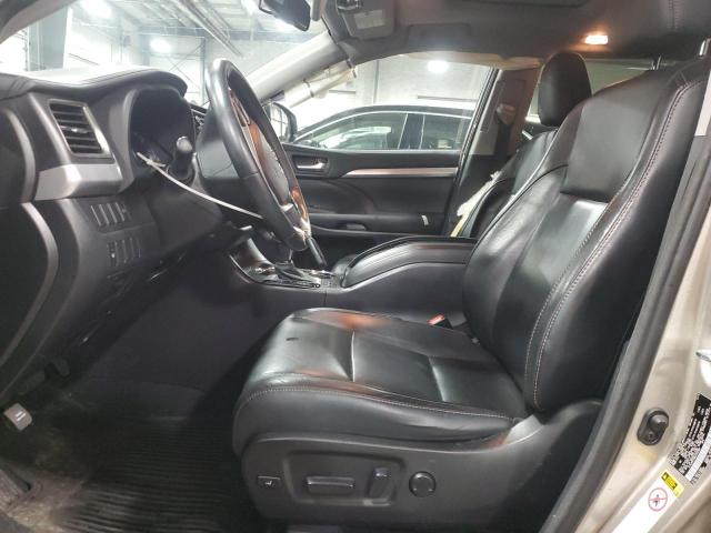 5TDJKRFH8GS230389 - 2016 TOYOTA HIGHLANDER XLE TAN photo 7