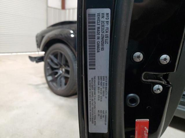 2C3CDZFJ2NH258193 - 2022 DODGE CHALLENGER R/T SCAT PACK BLACK photo 13