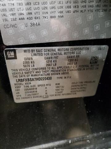 LRBFXBSA7HD220438 - 2017 BUICK ENVISION ESSENCE Qara foto 13