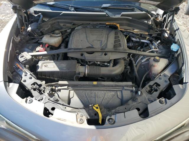 ZASFAKNN3J7B95177 - 2018 ALFA ROMEO STELVIO TI SPORT GRAY photo 11