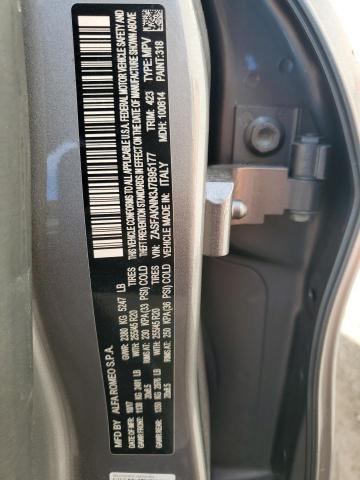 ZASFAKNN3J7B95177 - 2018 ALFA ROMEO STELVIO TI SPORT GRAY photo 13