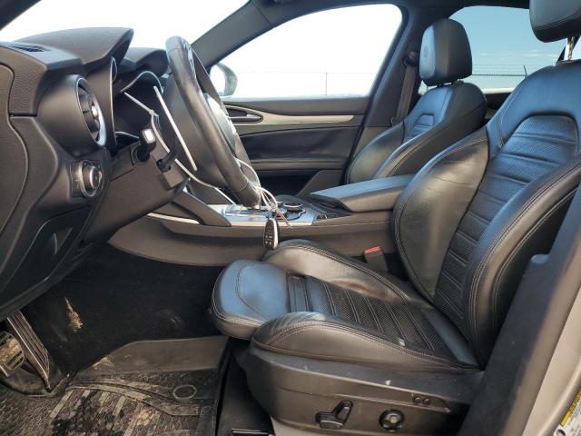 ZASFAKNN3J7B95177 - 2018 ALFA ROMEO STELVIO TI SPORT GRAY photo 7