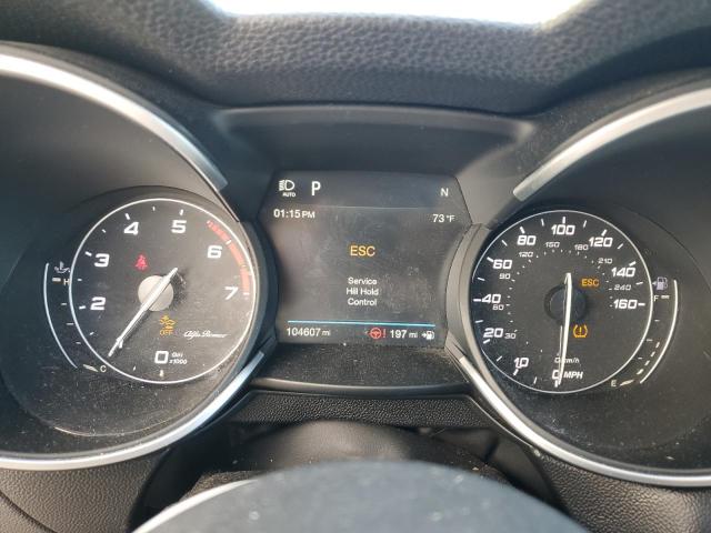 ZASFAKNN3J7B95177 - 2018 ALFA ROMEO STELVIO TI SPORT GRAY photo 9