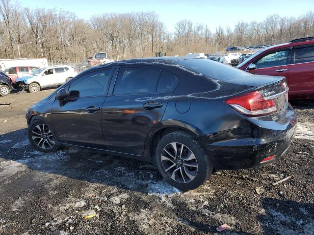 2HGFB2F90DH502824 - 2013 HONDA CIVIC EXL BLACK photo 2
