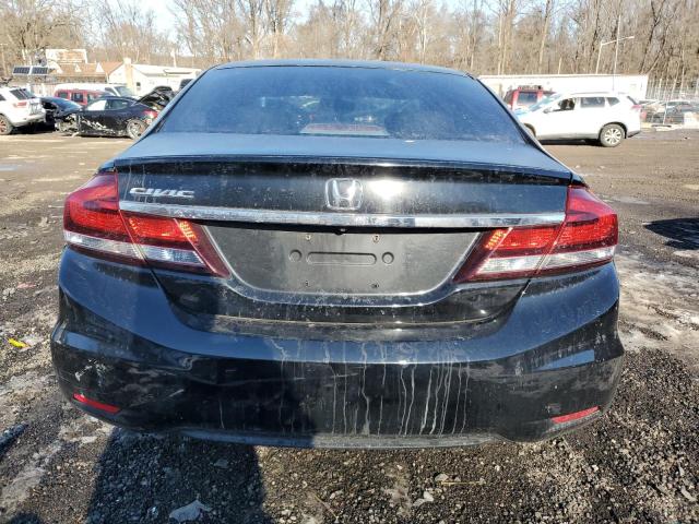 2HGFB2F90DH502824 - 2013 HONDA CIVIC EXL BLACK photo 6