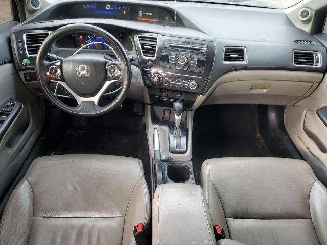 2HGFB2F90DH502824 - 2013 HONDA CIVIC EXL BLACK photo 8