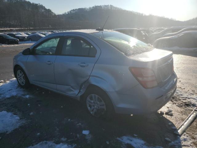 1G1JB5SH1H4165079 - 2017 CHEVROLET SONIC LS SILVER photo 2