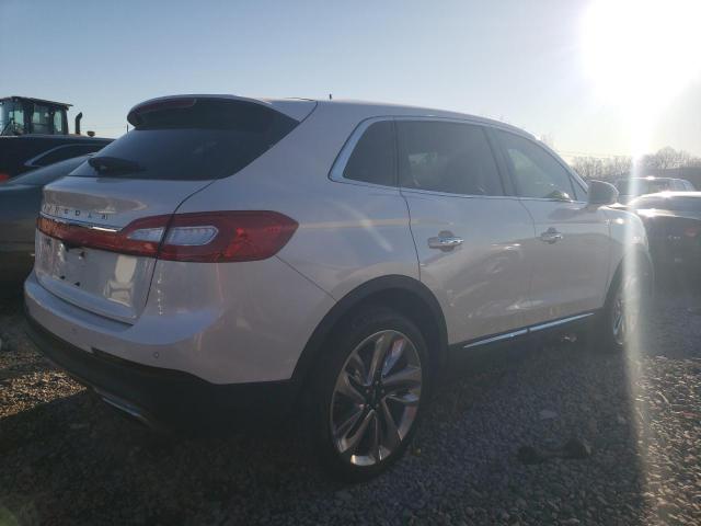 2LMPJ6LR9HBL46972 - 2017 LINCOLN MKX RESERVE Սպիտակ լուսանկար 3