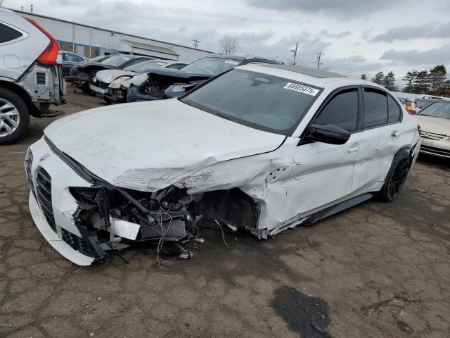 WBS43AY08NFM90896 - 2022 BMW M3 COMPETITION WHITE photo 1