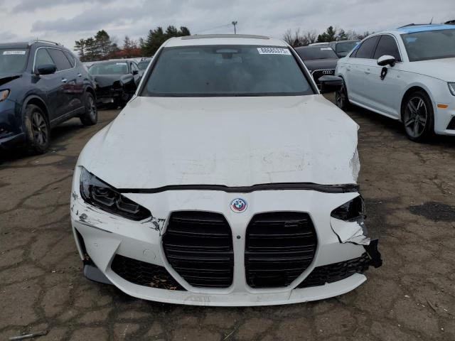 WBS43AY08NFM90896 - 2022 BMW M3 COMPETITION WHITE photo 5