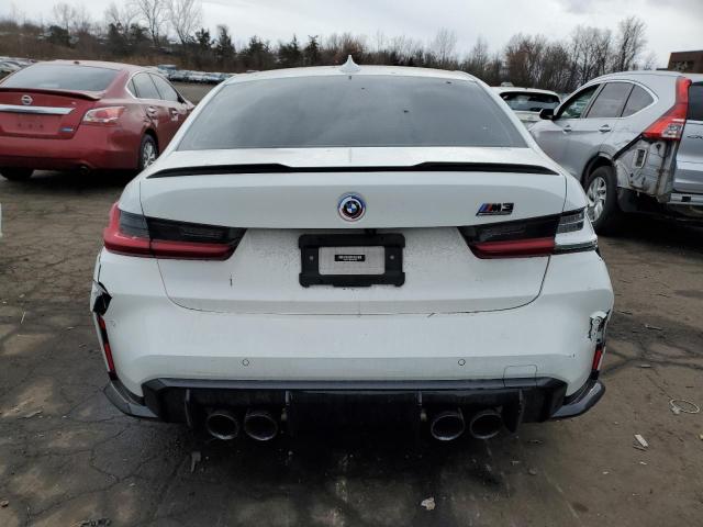 WBS43AY08NFM90896 - 2022 BMW M3 COMPETITION WHITE photo 6