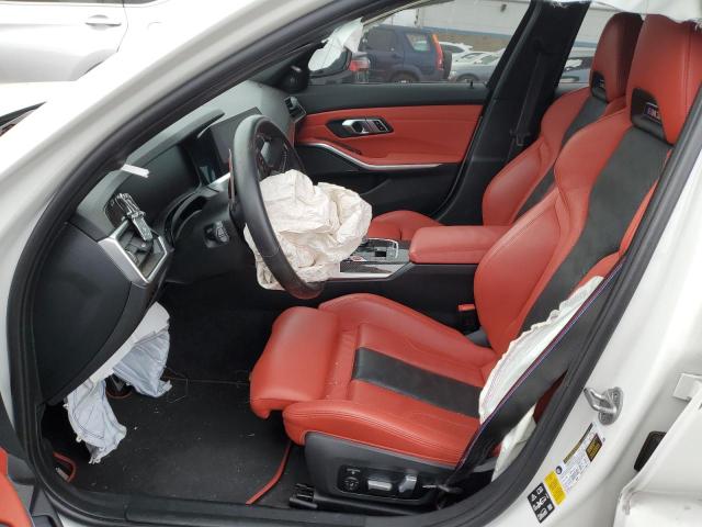 WBS43AY08NFM90896 - 2022 BMW M3 COMPETITION WHITE photo 7