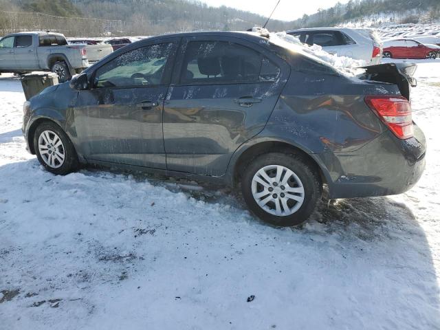 1G1JB5SH5H4156319 - 2017 CHEVROLET SONIC LS GRAY photo 2