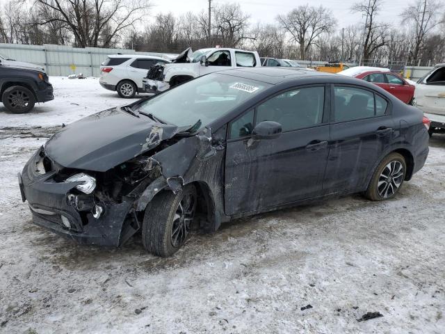 19XFB2F93DE000626 - 2013 HONDA CIVIC EXL შავი ფოტო 1