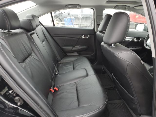 19XFB2F93DE000626 - 2013 HONDA CIVIC EXL შავი ფოტო 10