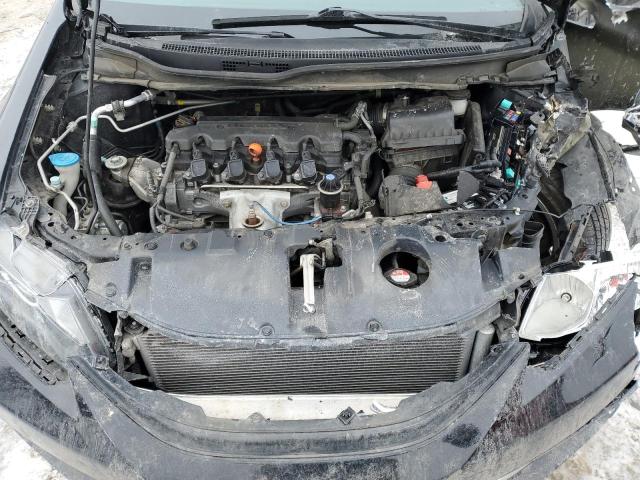 19XFB2F93DE000626 - 2013 HONDA CIVIC EXL შავი ფოტო 11