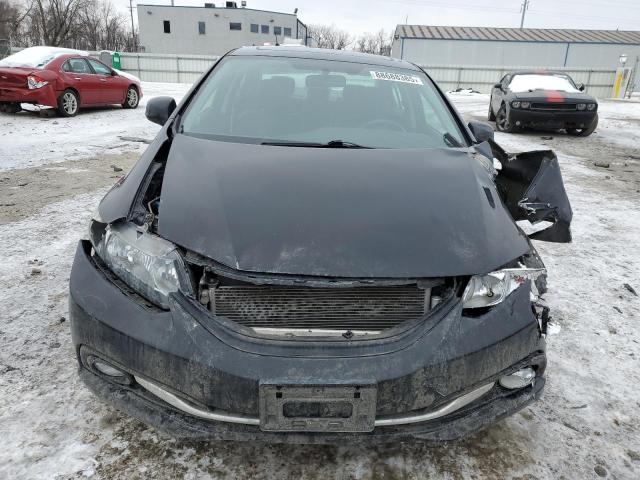 19XFB2F93DE000626 - 2013 HONDA CIVIC EXL შავი ფოტო 5