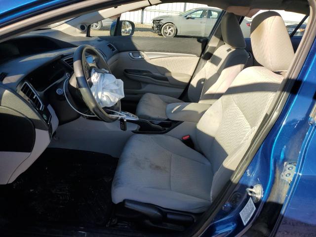 19XFB2F83FE020773 - 2015 HONDA CIVIC EX Синій фото 7