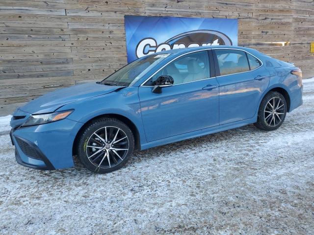 4T1G11AKXPU188140 - 2023 TOYOTA CAMRY SE NIGHT SHADE BLUE photo 1