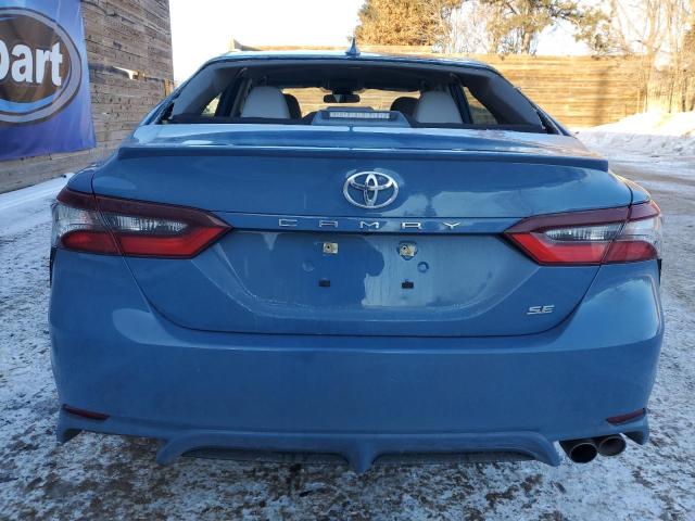 4T1G11AKXPU188140 - 2023 TOYOTA CAMRY SE NIGHT SHADE BLUE photo 6