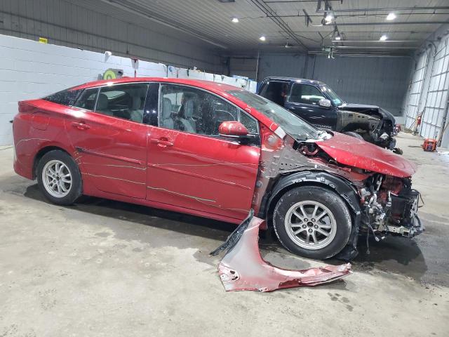 JTDKARFP6H3000853 - 2017 TOYOTA PRIUS PRIM 勃艮第红 照片 4