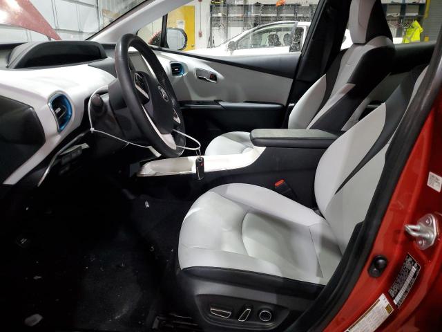 JTDKARFP6H3000853 - 2017 TOYOTA PRIUS PRIM 勃艮第红 照片 7